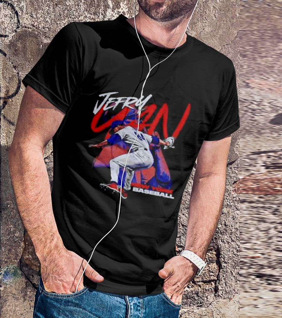 Jefry Yan New York Baseball Bootleg Pitcher Action Photo T-Shirt