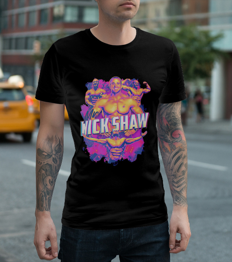 Mr Nick Shaw Bodybuilding Motivation Fitness Enthusiast Hype T-Shirt