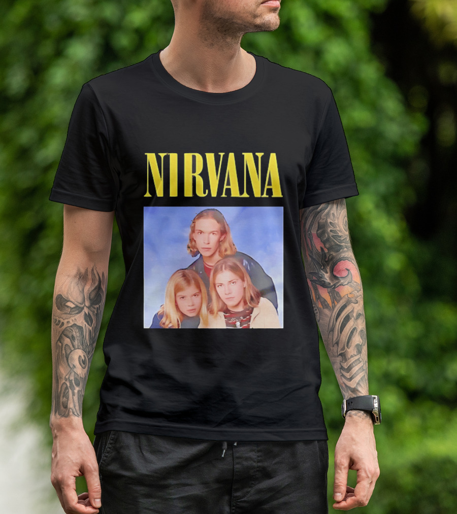 Nirvana Hanson Trio Blue Cloud Bootleg T-Shirt