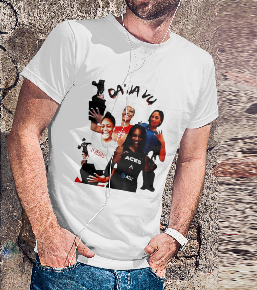 Aja Wilson DA'JA Vu Las Vegas Aces 4X MVP WNBA Legend T-Shirt