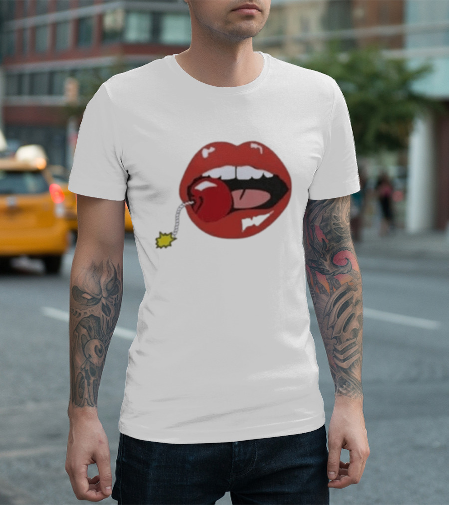 Argylle Aidan Wilde Cherry Lips Bomb T-Shirt