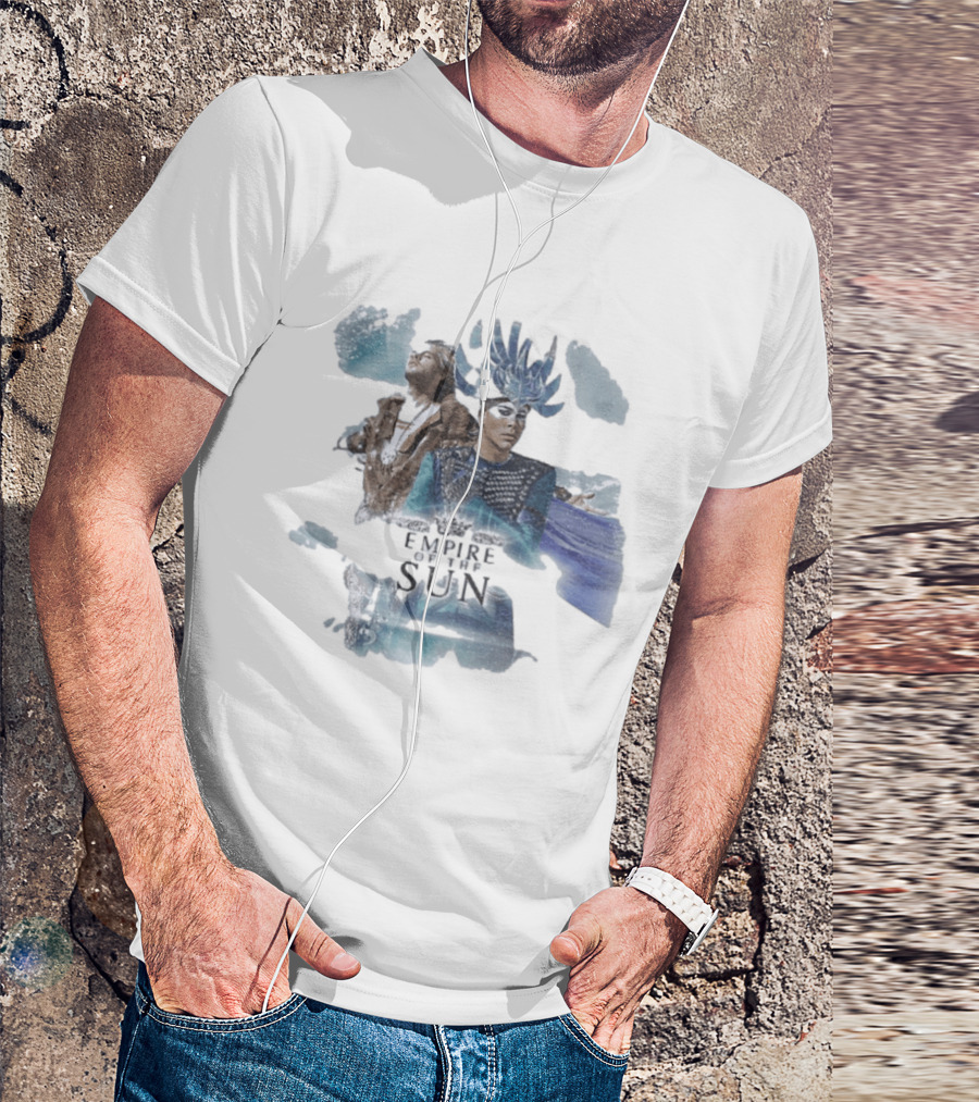 Empire Of The Sun White Ice On The Dune Duo Visual T-Shirt