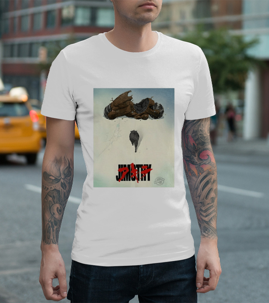 Jimothy Akira Kaneda Bike Homage Neo Tokyo Anime T-Shirt