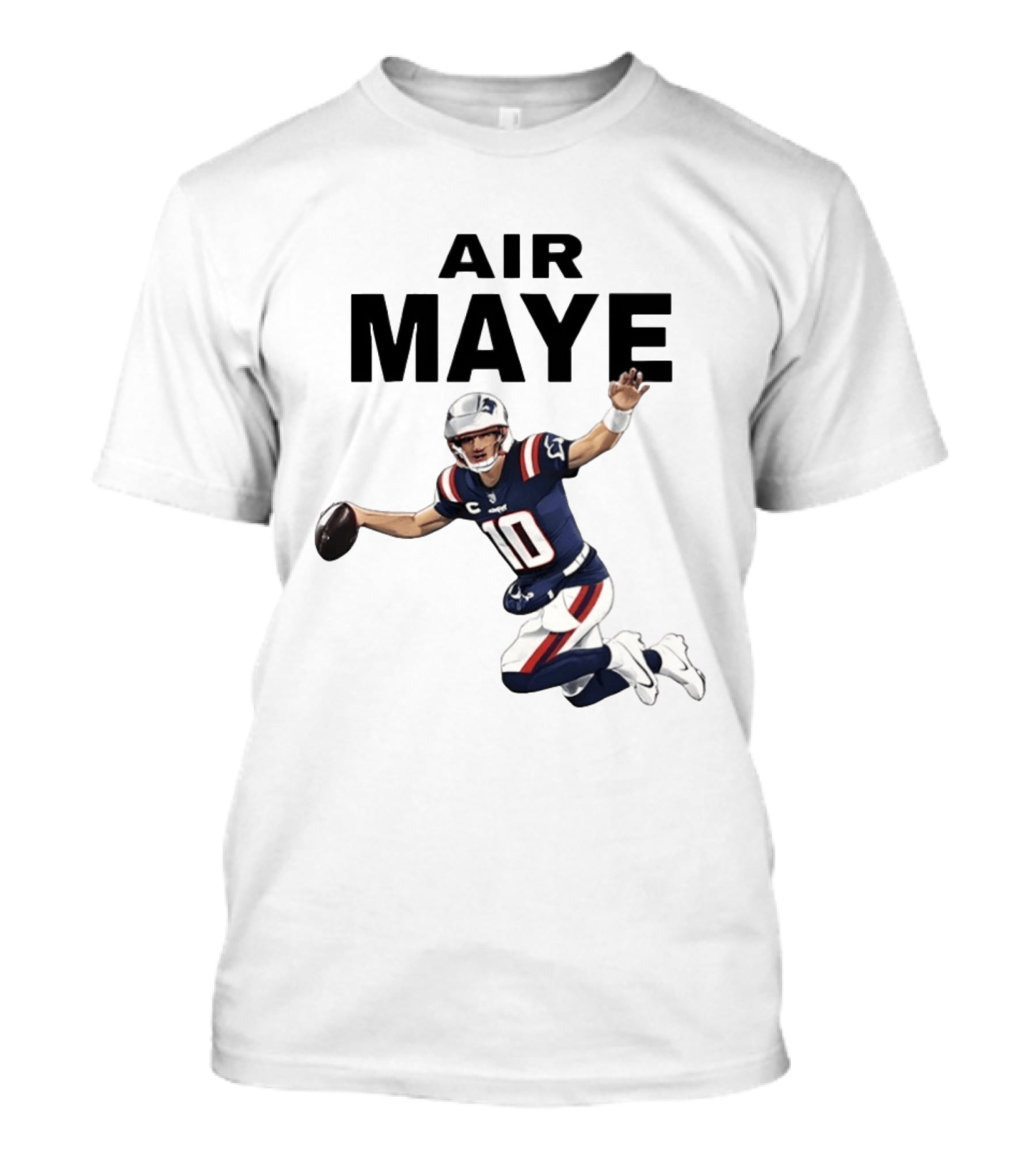 New England Football Air Maye Quarterback Number 10 T-Shirt