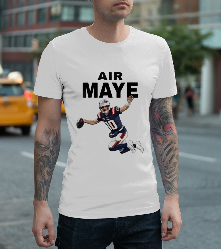 New England Football Air Maye Quarterback Number 10 T-Shirt