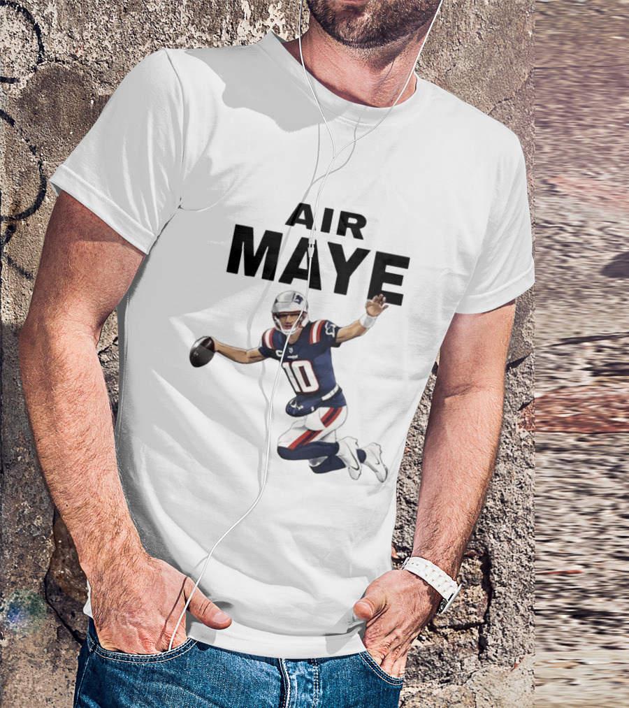 New England Football Air Maye Quarterback Number 10 T-Shirt