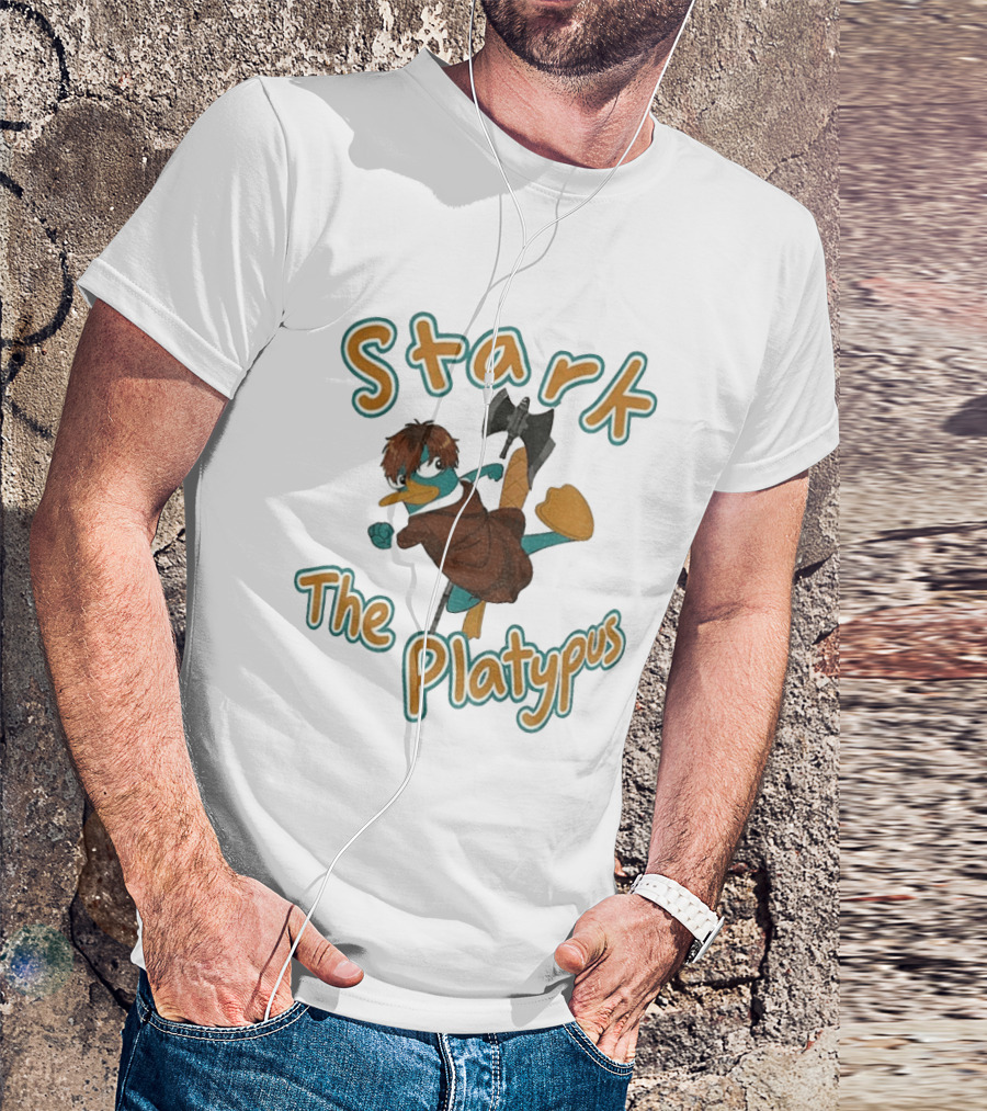 Stark Perry The Platypus Crossover Character Mashup T-Shirt