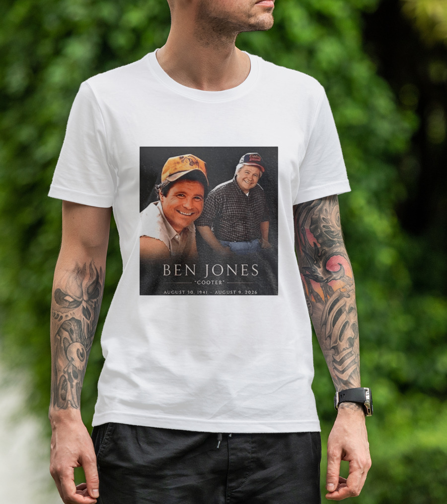 Ben Jones Cooter Memorial August 30 1941 August 9 2026 T-Shirt