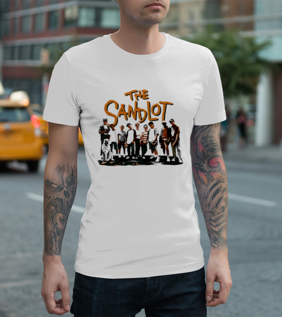 The Sandlot Cast Benny Smalls Hercules Movie Characters T-Shirt