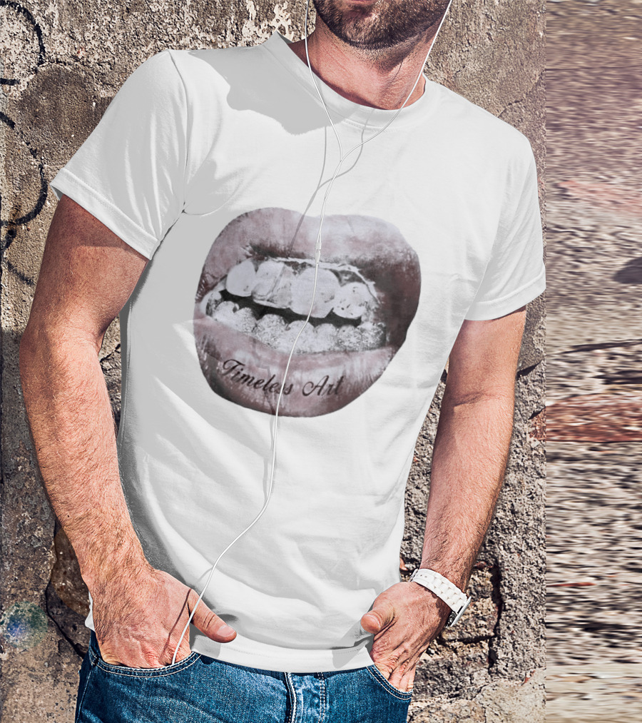 Timeless Art Grillz Lips Renaissance T-Shirt