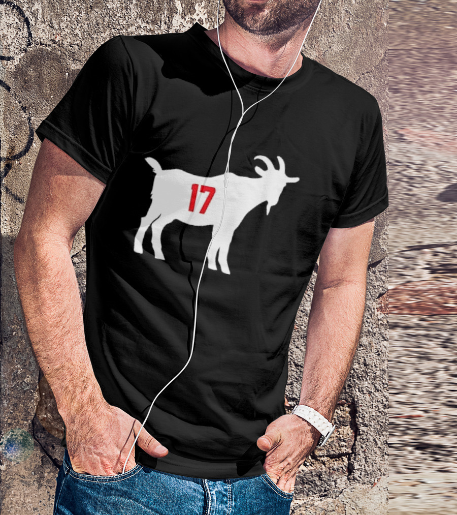 17 White Billy Goat T-Shirt