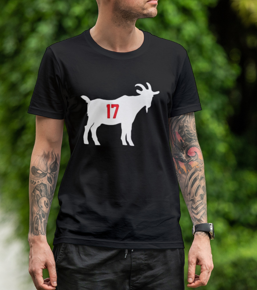 17 White Billy Goat T-Shirt