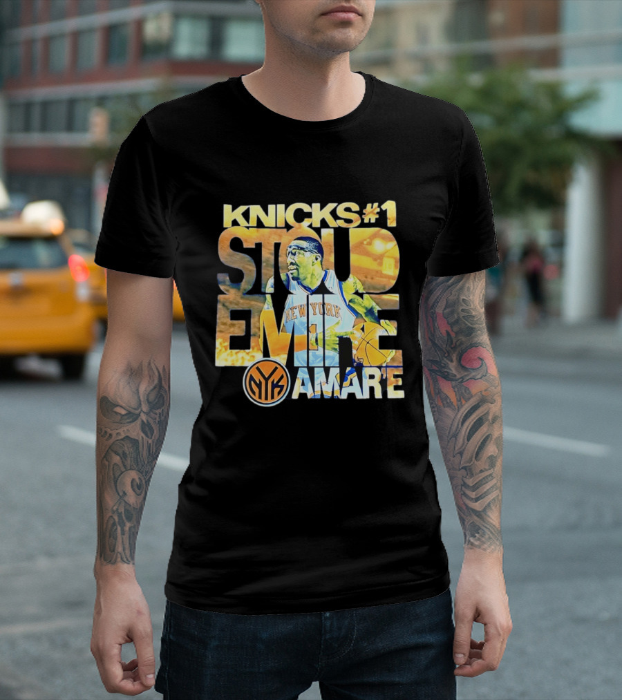 Knicks #1 Stoudemire Amare New York NYK T-Shirt