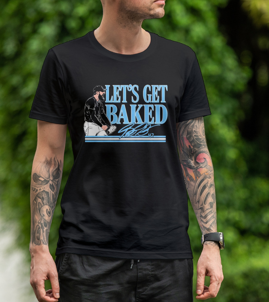 Corbin Burnes Let's Get Baked MLB Baseball Player T-Shirt