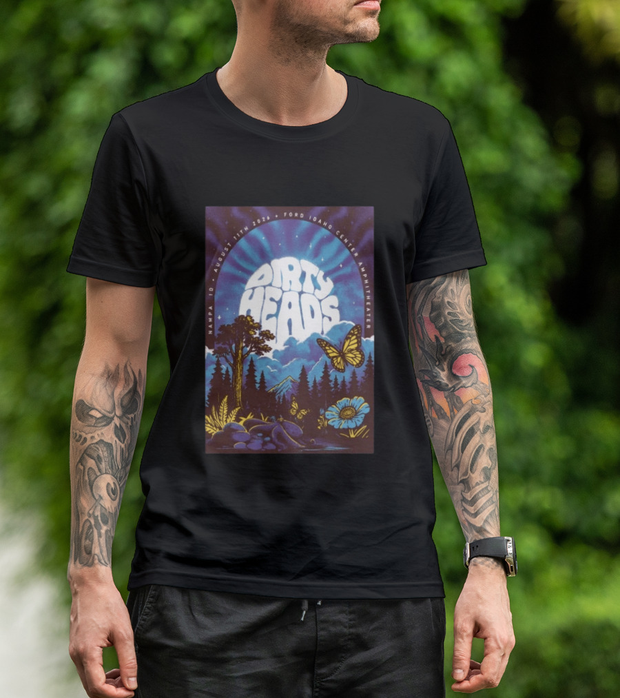 Dirty Heads August 11 2026 Nampa ID Ford Idaho Center Amphitheater Tour T-Shirt