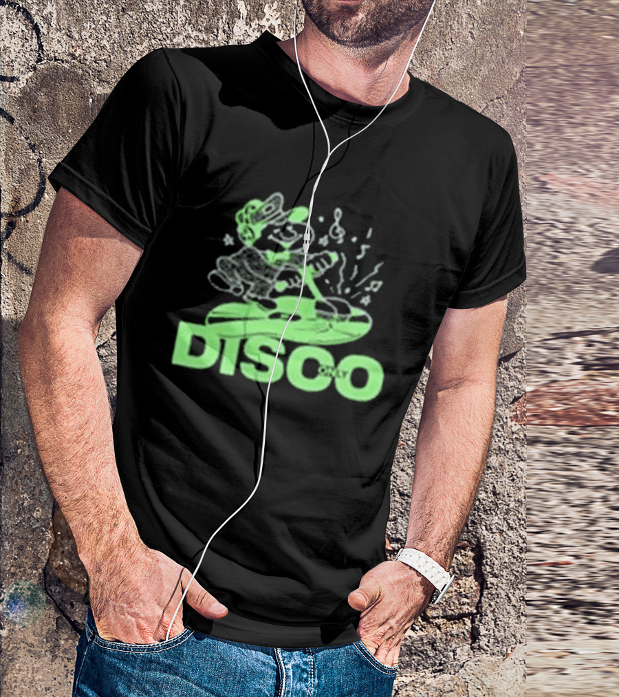 Disco Only Groove Maintenance Retro Character Dance Vibes T-Shirt