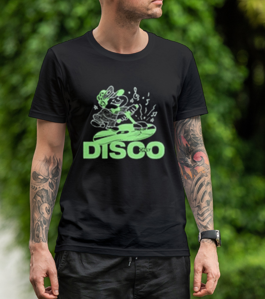 Disco Only Groove Maintenance Retro Character Dance Vibes T-Shirt