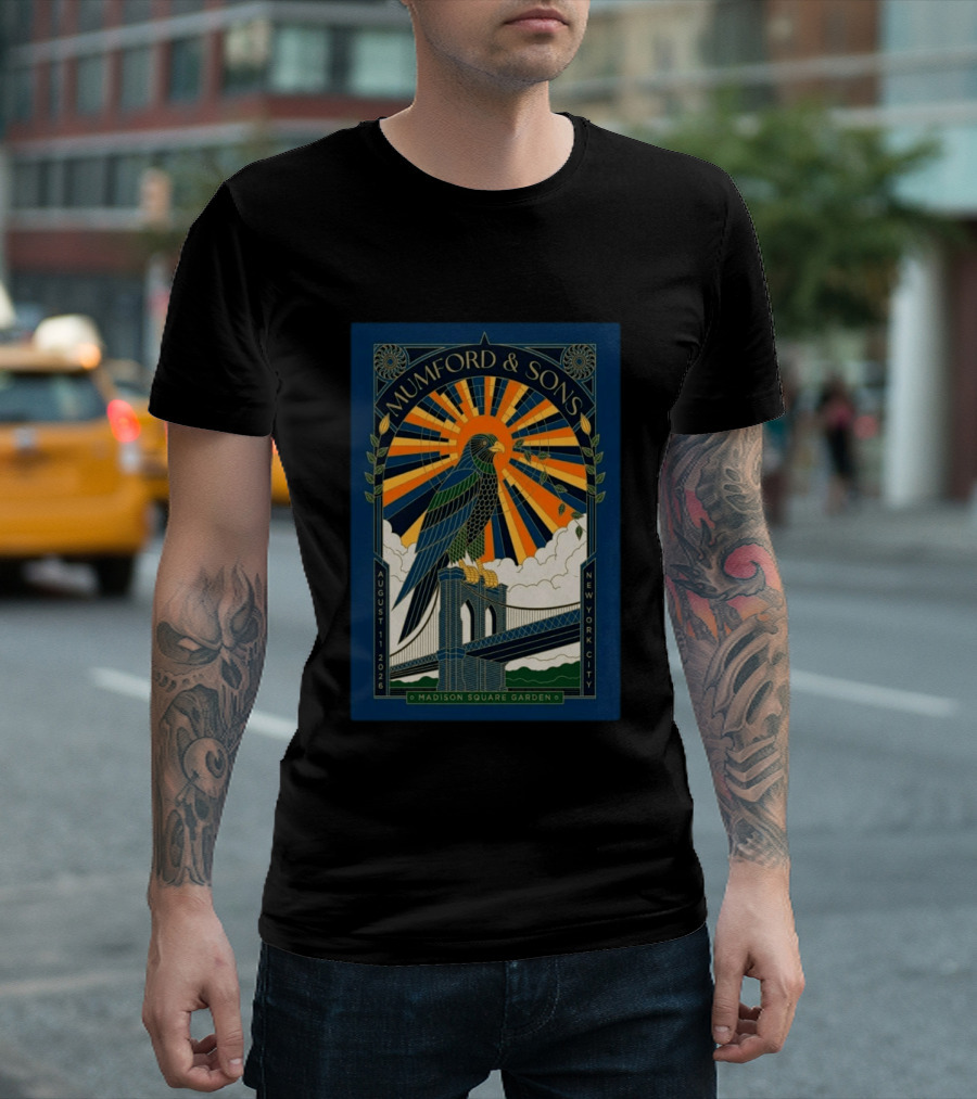 Mumford And Sons Madison Square Garden August 11 2026 New York City T-Shirt