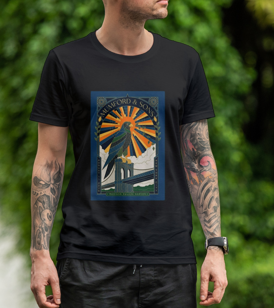 Mumford And Sons Madison Square Garden August 11 2026 New York City T-Shirt