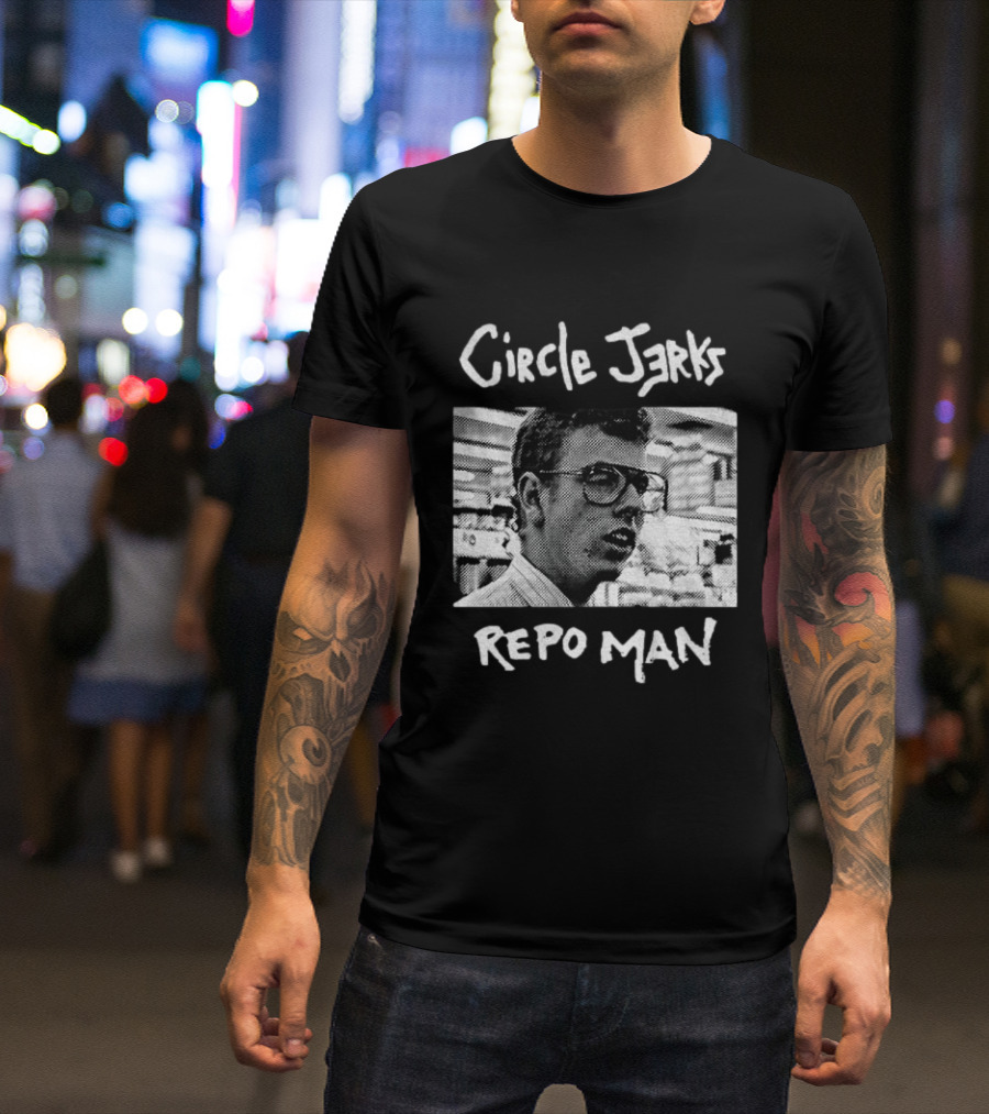 Circle Jerks Punk Rock Band Repo Man T-Shirt