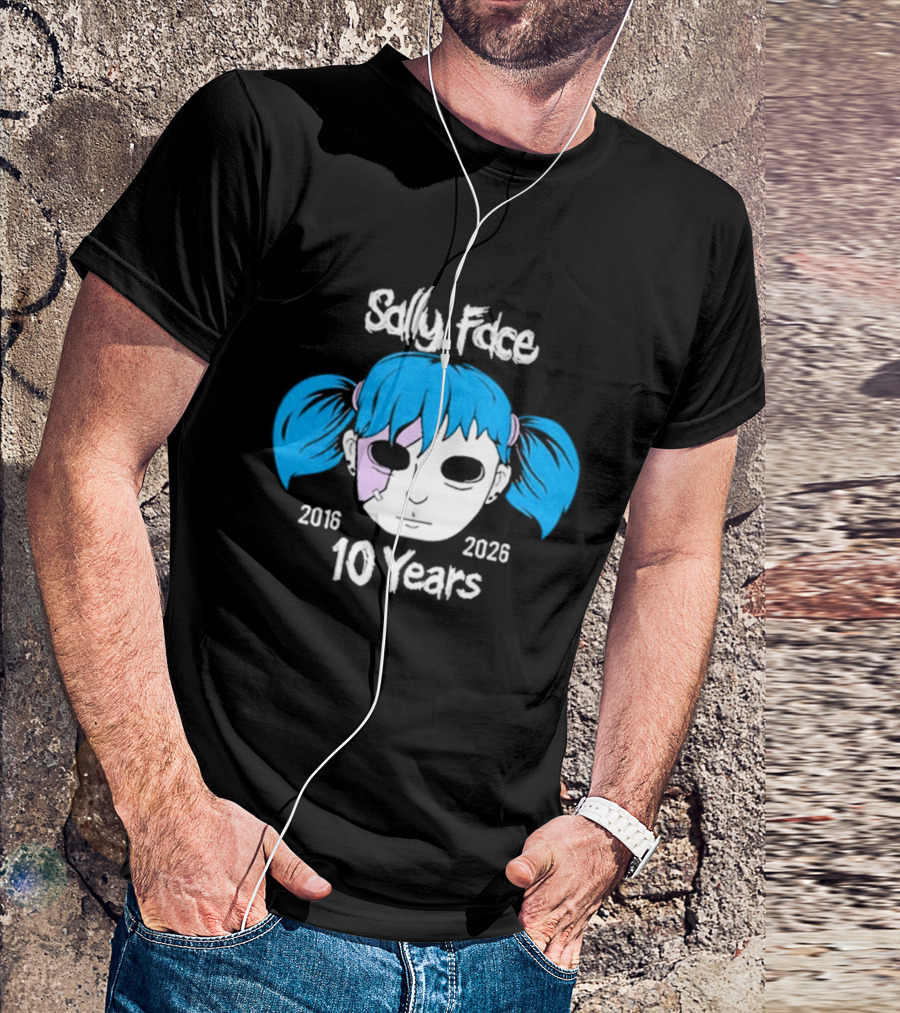Sally Face 10 Years Anniversary 2016 2026 T-Shirt