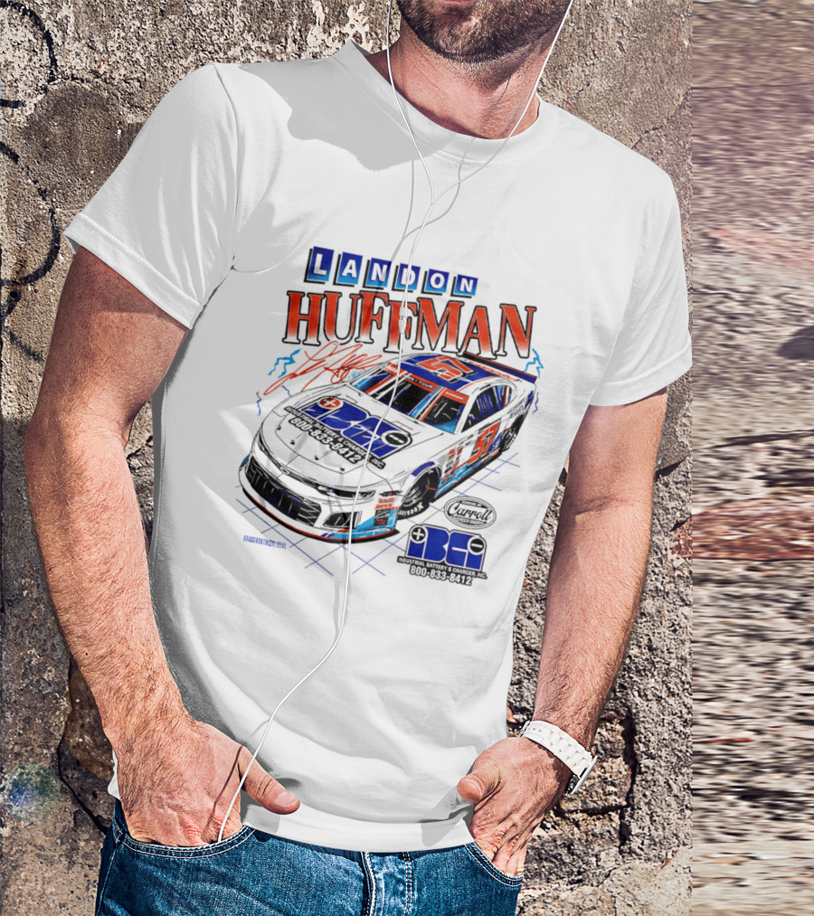 Landon Huffman 2026 Cars Tour Fully Charged Racing T-Shirt