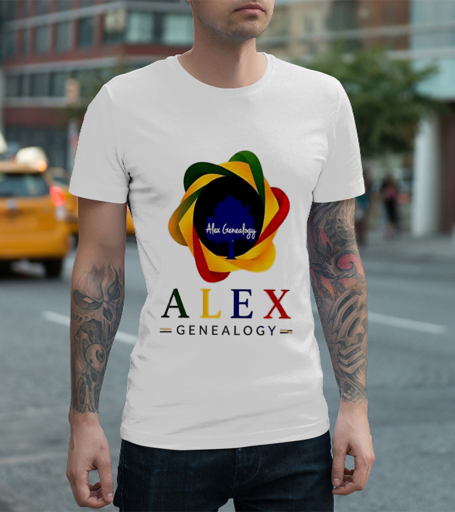 Alex Genealogy Trust Census Records More Than People Colorful Tree T-Shirt