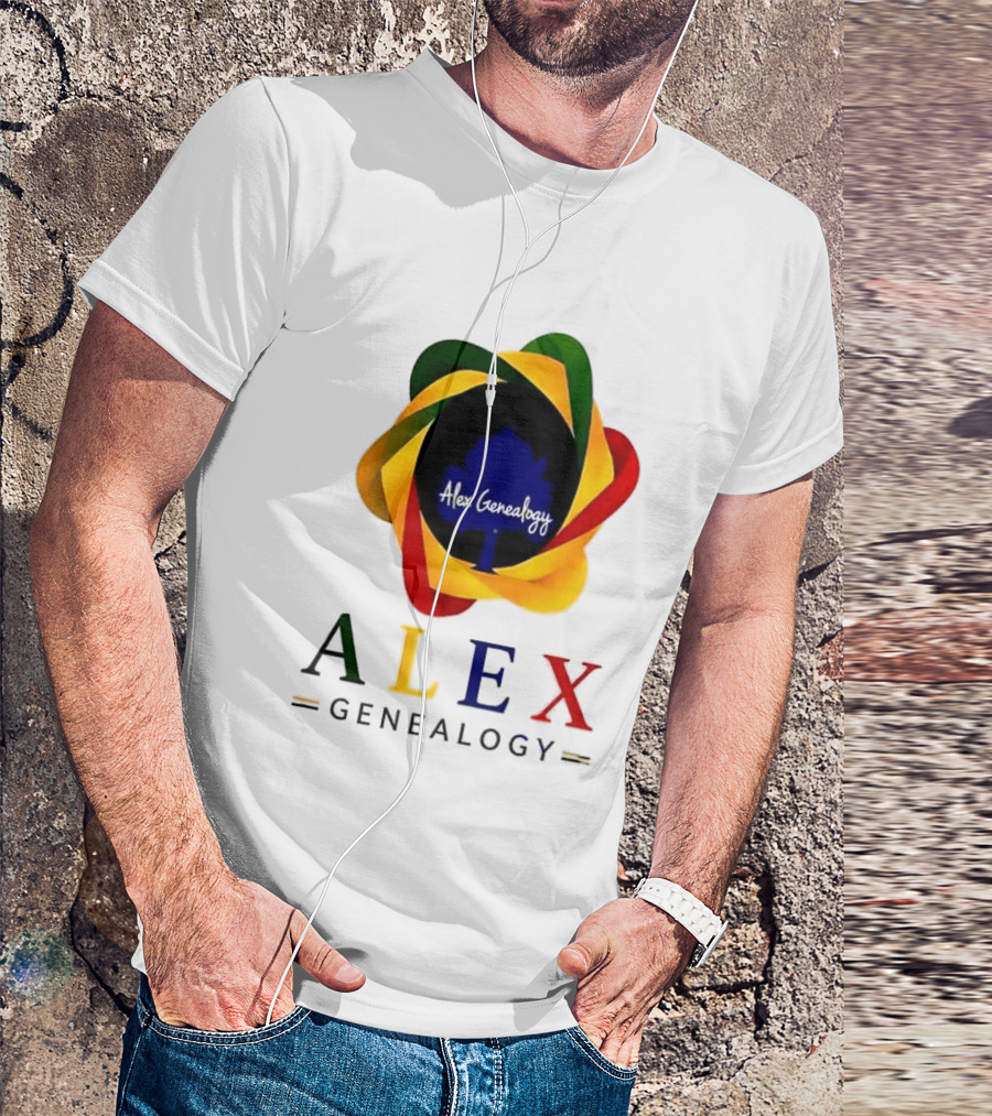 Alex Genealogy Trust Census Records More Than People Colorful Tree T-Shirt