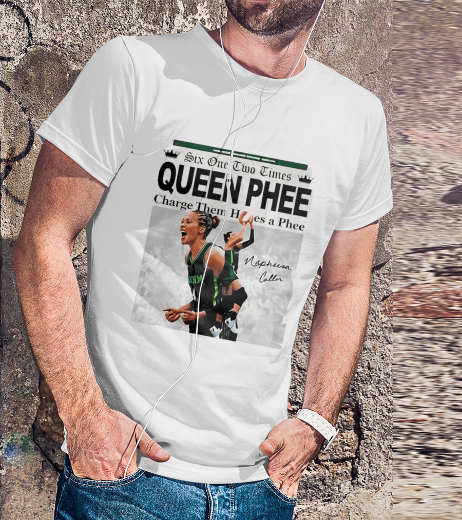 Six One Two Times Queen Phee Charge Them Hoops Napheesa Collier Lynx T-Shirt
