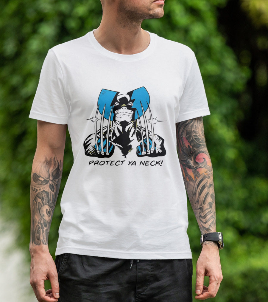 Wolverine Protect Ya Neck Iconic Marvel Comic T-Shirt