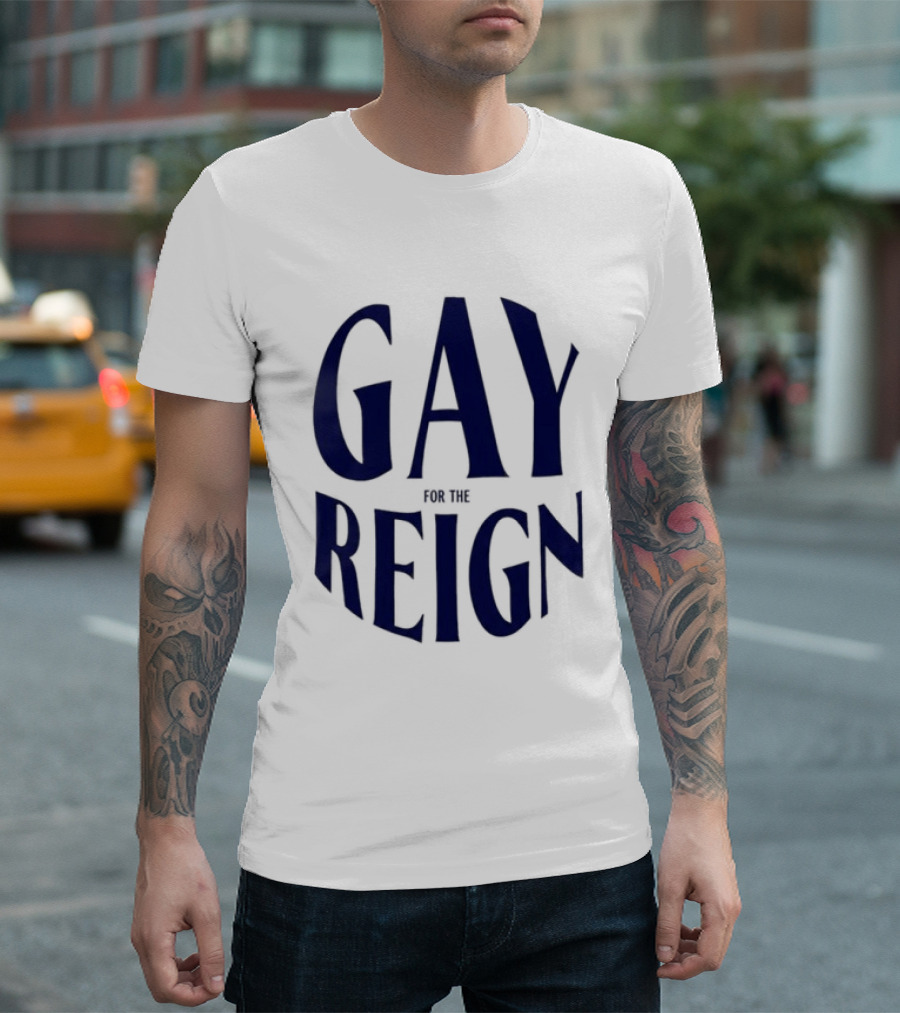 Reign FC Wildfang Pride Gay For The Reign T-Shirt