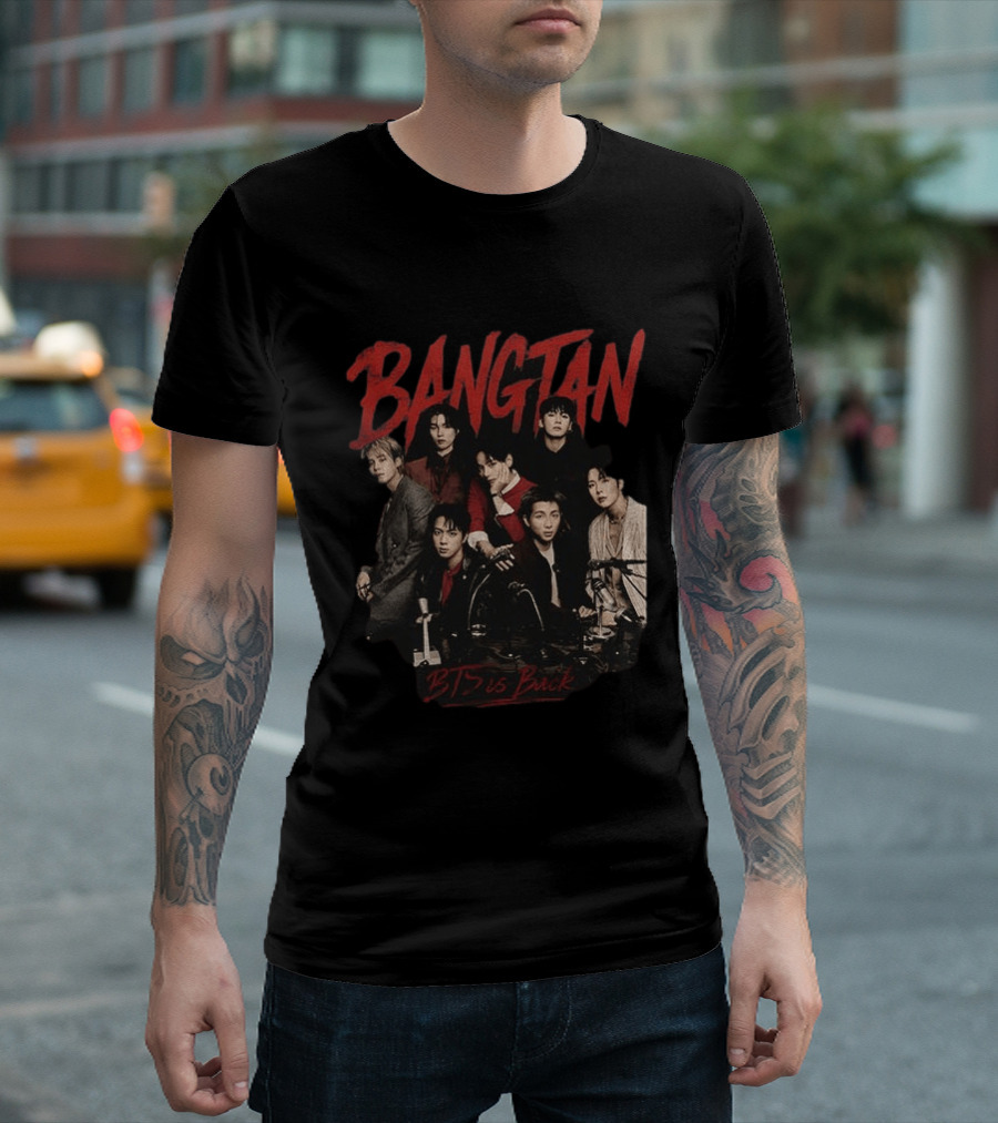 Bangtan BTS Is Back World Tour Kpop Lover T-Shirt
