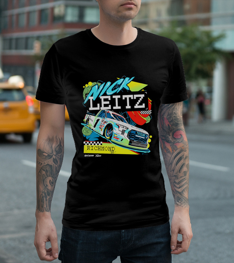Nick Leitz Richmond NC Tricon Truck Series 2026 Racing T-Shirt
