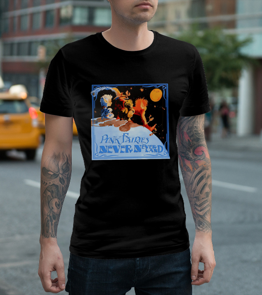 Pink Fairies Never Never Land Vintage Fantasy T-Shirt