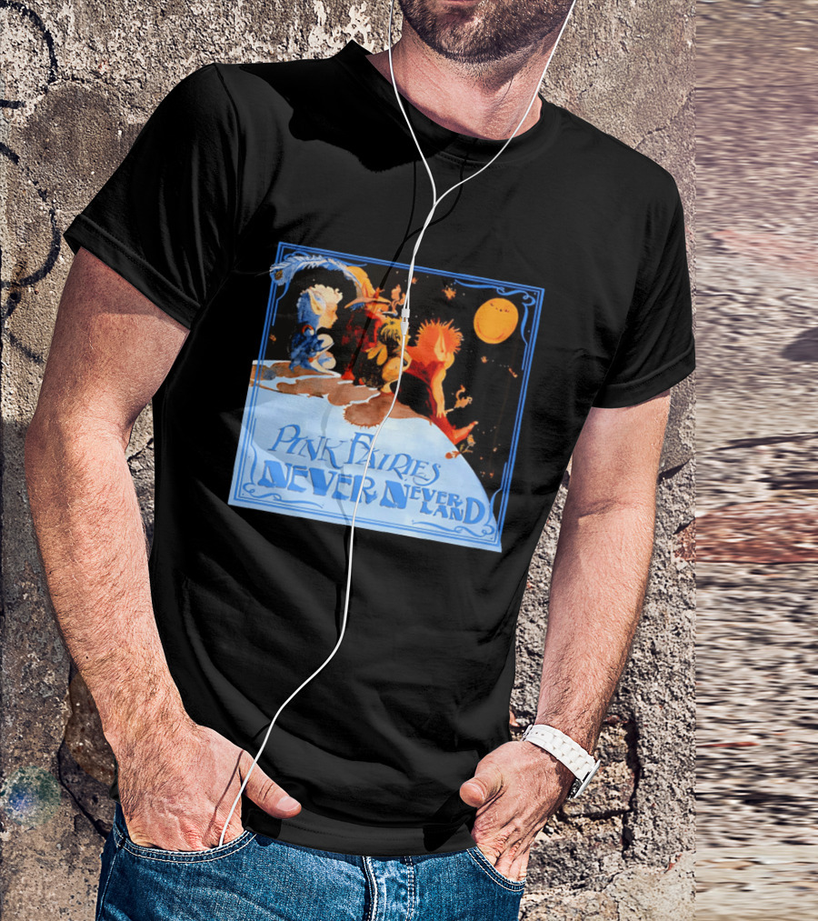 Pink Fairies Never Never Land Vintage Fantasy T-Shirt