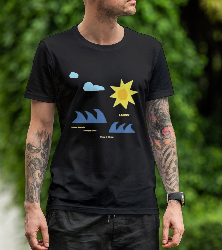 Sydney Australia Opera House Laufey Event Sun & Clouds T-Shirt