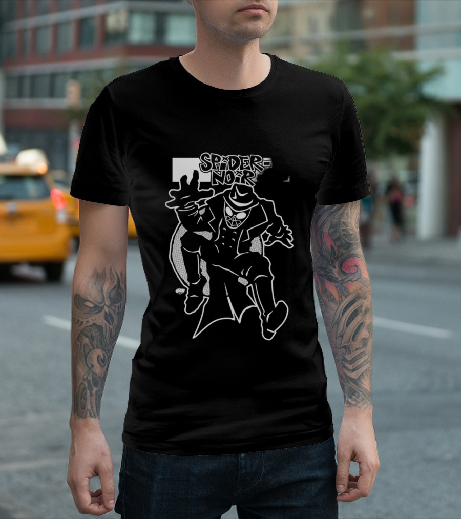 Spider Noir Spider Man Noir Comic Style Hero T-Shirt