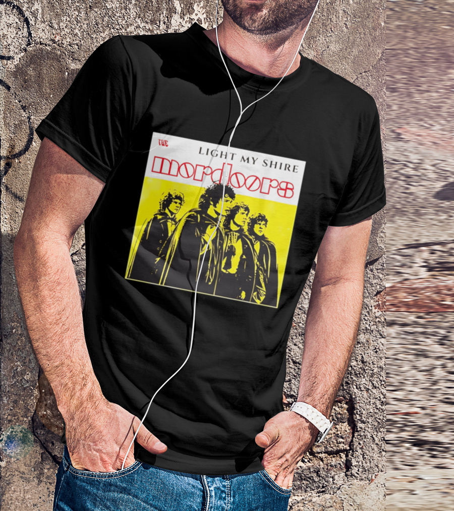 The Light My Shire Mordoors Four Hobbits Cloaks Yellow T-Shirt