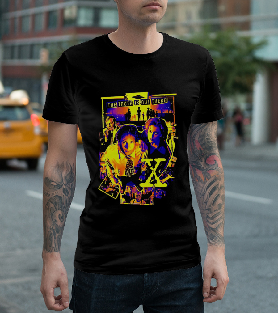 The Truth Is Out There The X Files Mulder Scully 90s TV Series T-Shirt