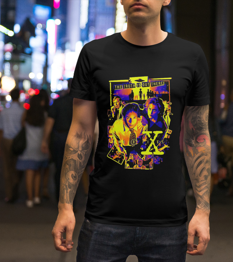 The Truth Is Out There The X Files Mulder Scully 90s TV Series T-Shirt
