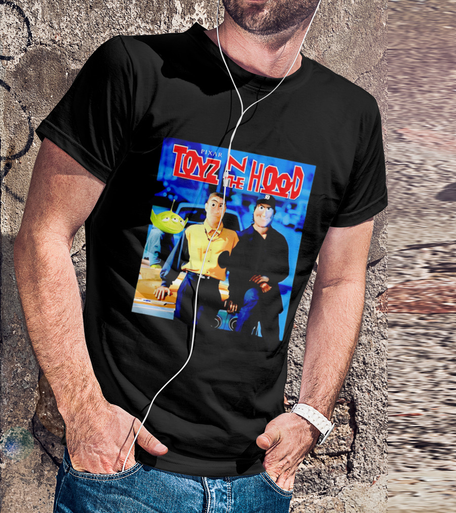 Pixar Toyz N The Hood Parody Toy Story Characters T-Shirt