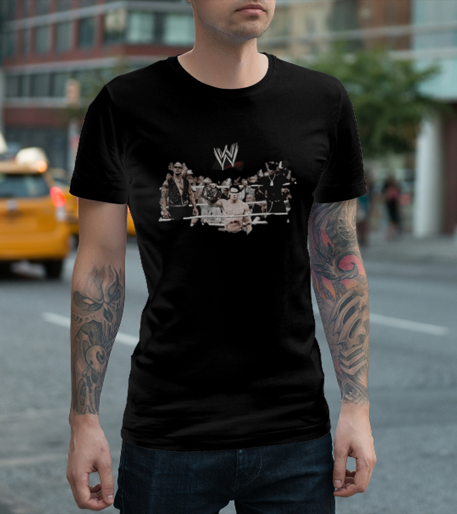 Wrestling Is Real WWE John Rock Travis Championship T-Shirt