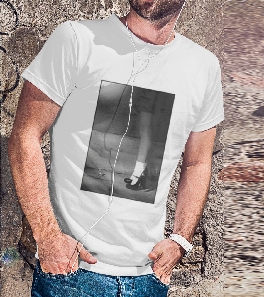 Ariana Grande Petal In The Pavement Vintage Aesthetic Monochrome T-Shirt