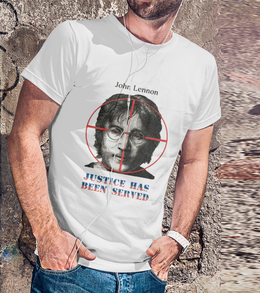 John Lennon Justice Has Been Served Crosshair Target T-Shirt