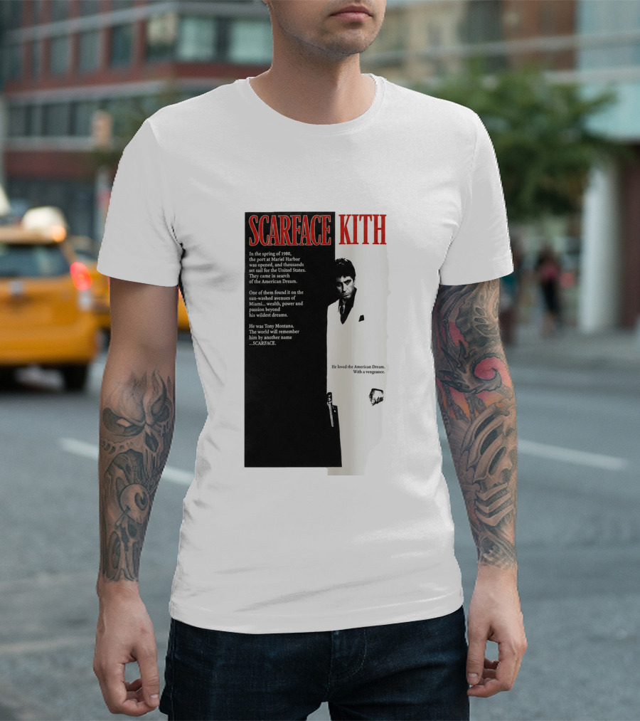 Scarface Kith Tony Montana American Dream 1980 T-Shirt
