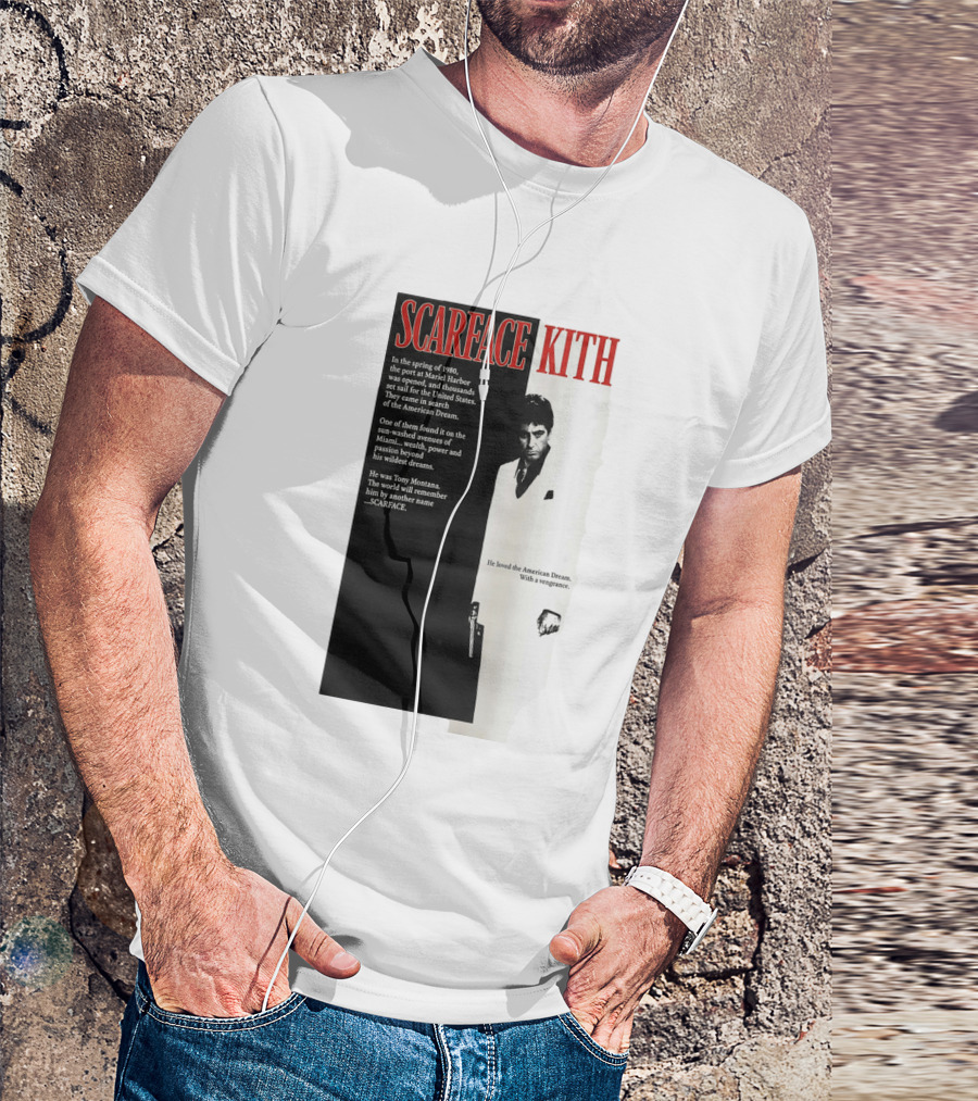 Scarface Kith Tony Montana American Dream 1980 T-Shirt