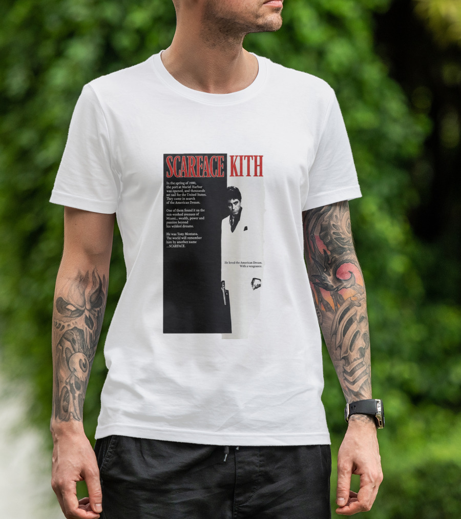Scarface Kith Tony Montana American Dream 1980 T-Shirt