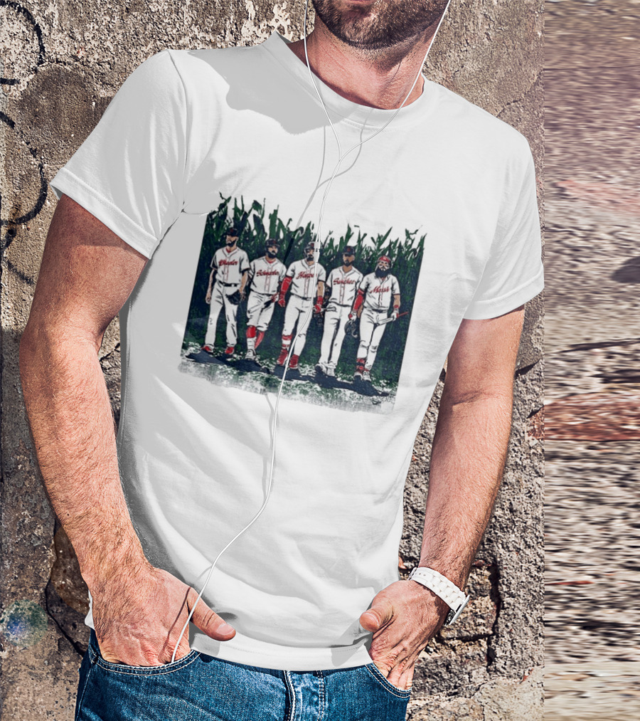 Iowa Cornfield Philadelphia Phillies Baseball Is This Heaven T-Shirt