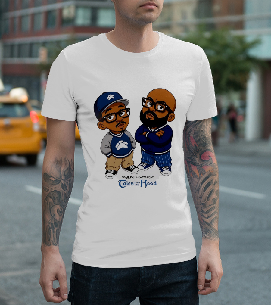 Kurupt DJ Battlecat Tales From My Hood Characters T-Shirt