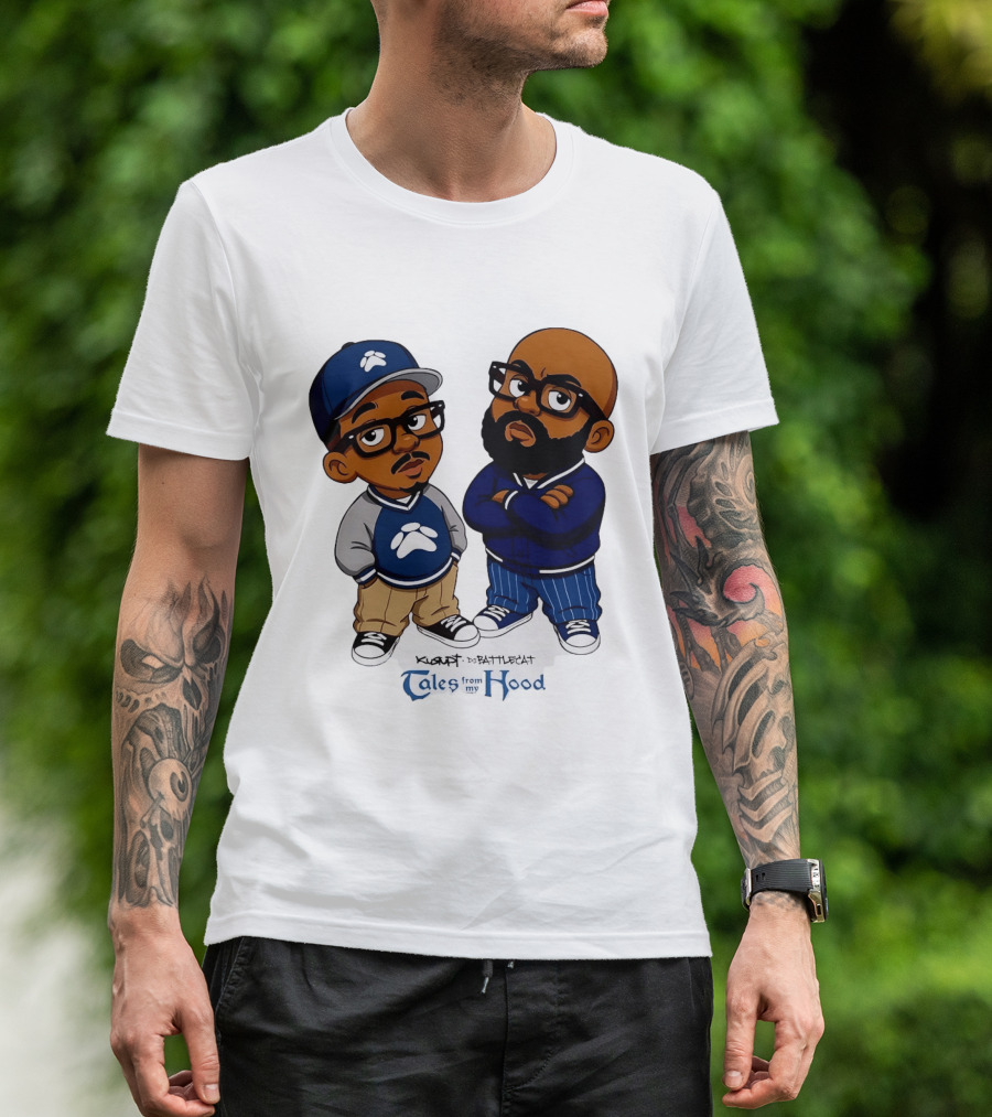 Kurupt DJ Battlecat Tales From My Hood Characters T-Shirt